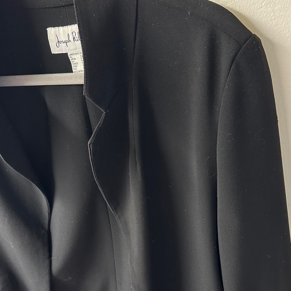 Joseph Ribkoff Classic Black Blazer - Picture 3 of 8
